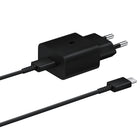 SAMSUNG USB-C 15W PD AFC wall charger + black USB-C cable