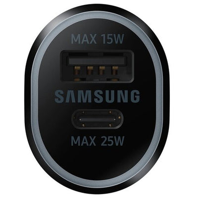 SAMSUNG Car charger for cigarette lighter socket 2x USB 25W, black – image 4