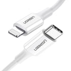 UGREEN Cable for iPhone MFi USB-C - Lightning 20W 3A 1m white