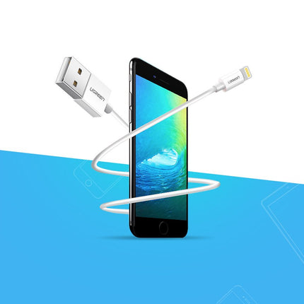 UGREEN iPhone USB - Lightning MFI cable 1m 2.4A white – image 11