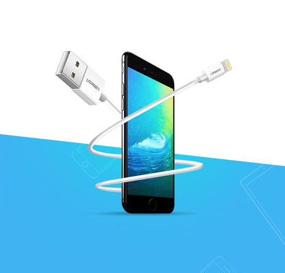 UGREEN iPhone USB - Lightning MFI cable 1m 2.4A white – image 11