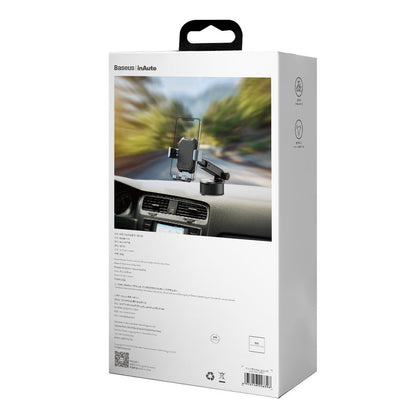 BASEUS Gravity telescopic car phone holder for windshield, dashboard, black – image 6