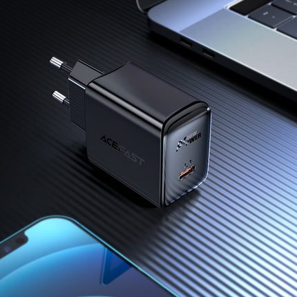 ACEFAST GaN USB-C 30W PD QC 3.0 AFC FCP wall charger black – image 4