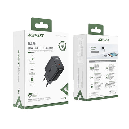 ACEFAST GaN USB-C 30W PD QC 3.0 AFC FCP wall charger black – image 5