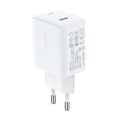 ACEFAST GaN USB-C 30W PD QC 3.0 AFC FCP network charger white – image 3