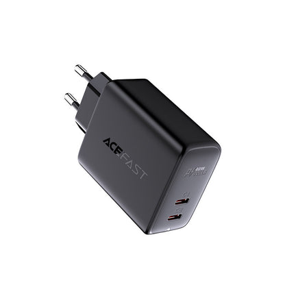 ACEFAST Mains charger 2x USB-C 40W PPS PD QC 3.0 AFC FCP black – image 2