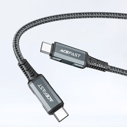 ACEFAST 2in1 Wall charger with USB-C cable + USB-C - HDMI 4K adapter white – image 6