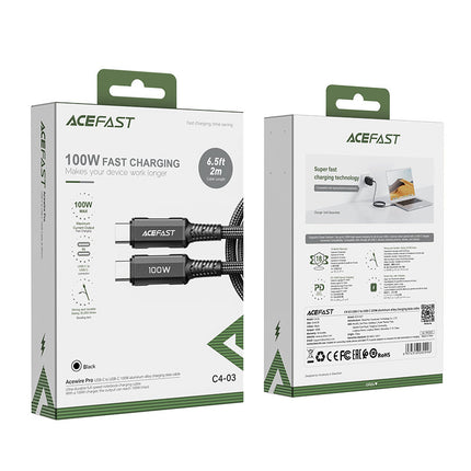 ACEFAST Braided cable USB-C 100W 20V 5A 2m black – image 5
