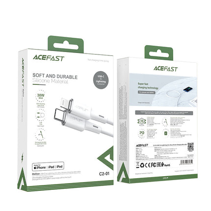 ACEFAST Cable for iPhone MFI USB-C - Lightning 30W 3A 1.2m black – image 10