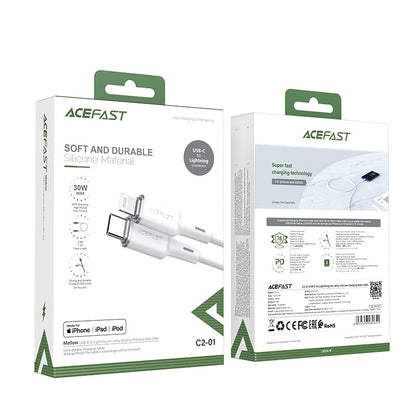 ACEFAST Cable for iPhone MFI USB-C - Lightning 30W 3A 1.2m black – image 10