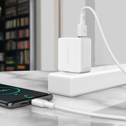ACEFAST Cable USB - USB-C 3A 1.2m white – image 6