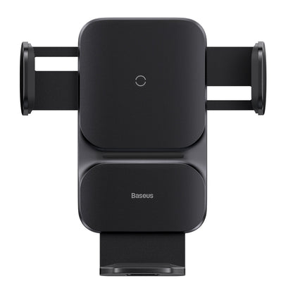 BASEUS Inductive car charger + Wisdom grille phone holder, black – image 2