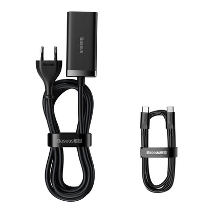 BASEUS Fast universal GaN charger 2x USB-C 2x USB 100W QC 4.0+ AFC black – image 8