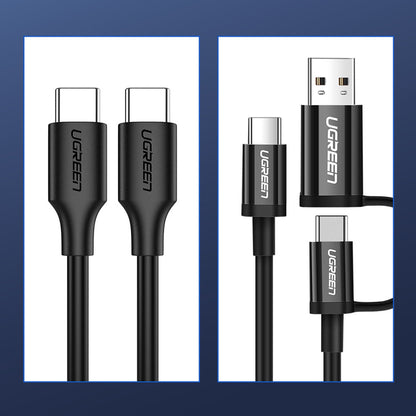 UGREEN USB-C cable for charging and data transfer 3A 0.5m black – image 11