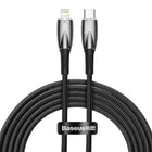 BASEUS Cable for fast charging iPhone USB-C - Lightning 480Mb/s PD 20W 2m black