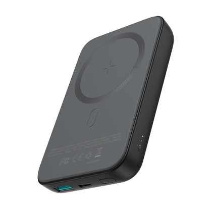 JOYROOM Mini Power Bank 10000mAh magnetic with QC PD USB USB-C charger, black – image 2