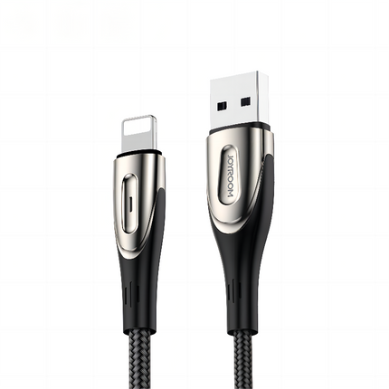 JOYROOM iPhone USB-A - Lightning Fast Charging Cable Sharp Series 1.2m black
