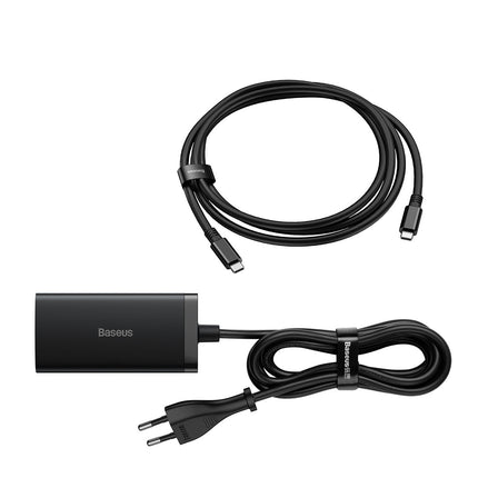 BASEUS 2in1 GaN5 Pro wall charger + HUB HDMI 4K converter 2x USB-C USB-A black – image 6
