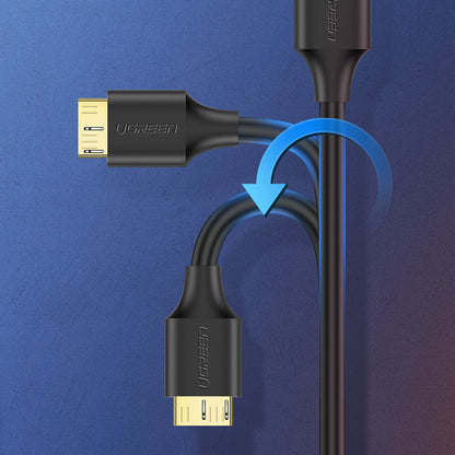 UGREEN Cable drive cable USB-A 3.0 - Micro USB-B SuperSpeed ​​5Gb/s 1m black – image 9