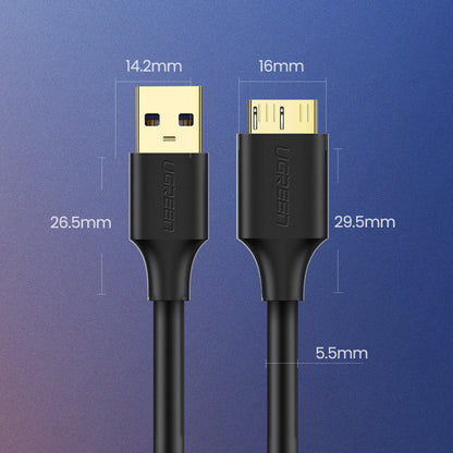 UGREEN USB-A 3.0 - Micro USB-B SuperSpeed ​​5Gb/s drive cable 2m black – image 10