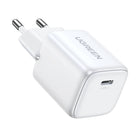 UGREEN GaN 1x USB-C 30W PD Nexode Mini fast charger, white