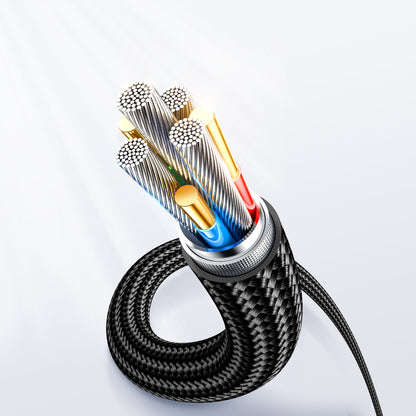 JOYROOM iPhone USB-C - Lightning cable with display 20W 1.2 m black – image 7