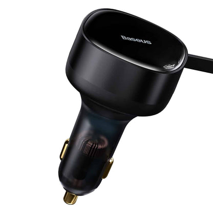 BASEUS 2in1 Car charger 33W 2x USB-C Enjoyment black – image 2