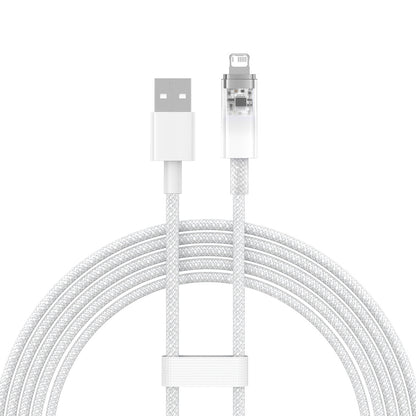 BASEUS Braided cable for iPhone Explorer Series USB - Lightning 2.4A 2m white – image 2
