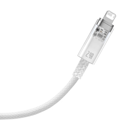BASEUS Braided cable for iPhone Explorer Series USB - Lightning 2.4A 2m white – image 3