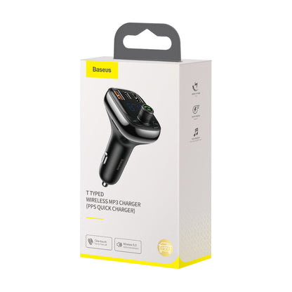 BASEUS 2in1 Bluetooth transmitter + charger for S-13 Overseas Edition car, black – image 6
