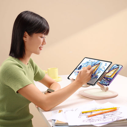 BASEUS Adjustable stand for tablet and phone Seashell Series pink – image 11