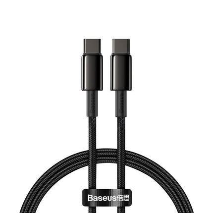 BASEUS USB-C fast charging cable Power Delivery PD QC 100W 5A 1m black