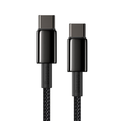 BASEUS USB-C fast charging cable Power Delivery PD QC 100W 5A 1m black – image 3