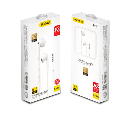 DUDAO In-ear wired headphones with a 3.5mm minijack connector, white – image 5