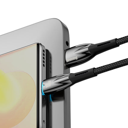 BASEUS Durable flexible fast charging cable USB-A - USB-C 100W 1m black – image 9