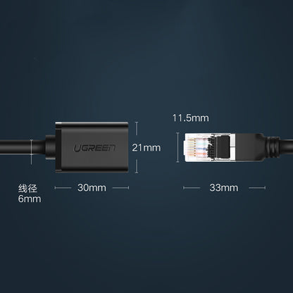 UGREEN LAN Ethernet RJ45 F/UTP Cat extension cable. 6 1000Mb/s 0.5m black – image 9