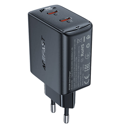 ACEFAST GaN 35W PD 2x USB-C fast charger, black – image 2