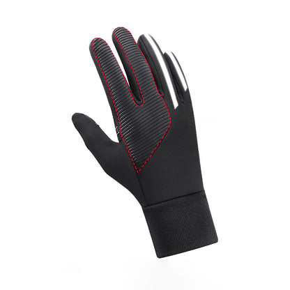 HURTEL Insulated, anti-slip sports gloves for the phone, size: XL black – image 5
