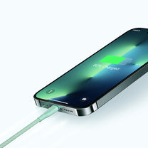 JOYROOM Cable for iPhone Multi-Color Series USB-A - Lightning 3A 1m green – image 8