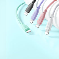 JOYROOM Cable for iPhone Multi-Color Series USB-A - Lightning 3A 1m green – image 11