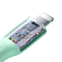 JOYROOM Cable for iPhone Multi-Color Series USB-A - Lightning 3A 1m green – image 3
