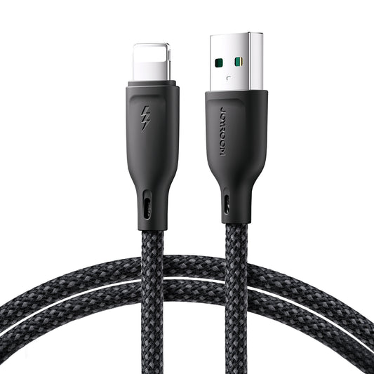 JOYROOM Cable for iPhone Multi-Color Series USB-A - Lightning 3A 1m black