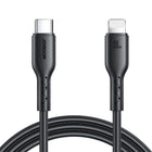 JOYROOM Cable for iPhone Flash-Charge Series USB-C - Lightning 30W 1m black