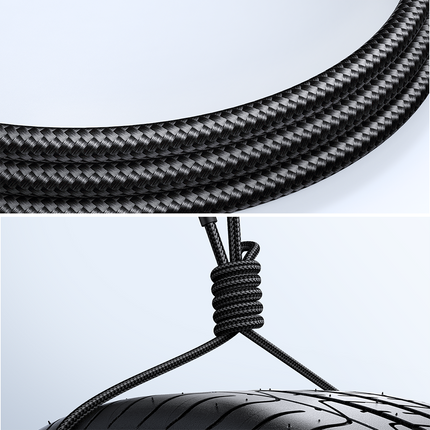 JOYROOM Braided cable Star-Light Series USB-C - USB-C 100W 1.2m black – image 4