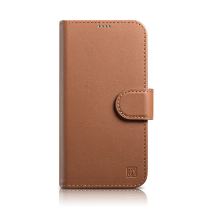 ICARER 2in1 Leather Flip Cover iPhone 14 Plus Anti-RFID Wallet Case Brown – image 2