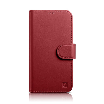 ICARER 2in1 Leather Flip Cover iPhone 14 Pro Max Anti-RFID Wallet Case Red – image 2