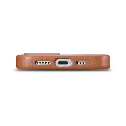 ICARER Natural leather case cover for iPhone 14 Plus MagSafe Case Leather brown – image 4