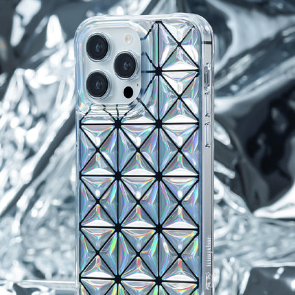 KINGXBAR Case, cover for iPhone 14, back cover, Miya Series, rainbow – image 3