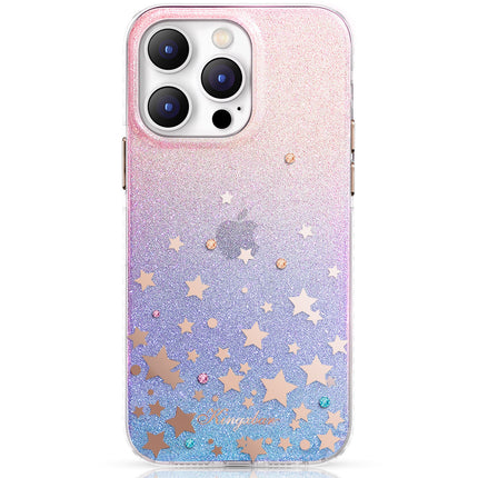 KINGXBAR iPhone 14 Plus Heart Star Series ZODIAC case with stars – image 2