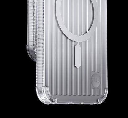 KINGXBAR Magnetic case for iPhone 14 Plus MagSafe PQY Go Out Series silver – image 7